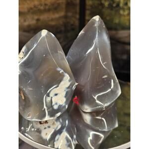 1 pair Orca flame stones